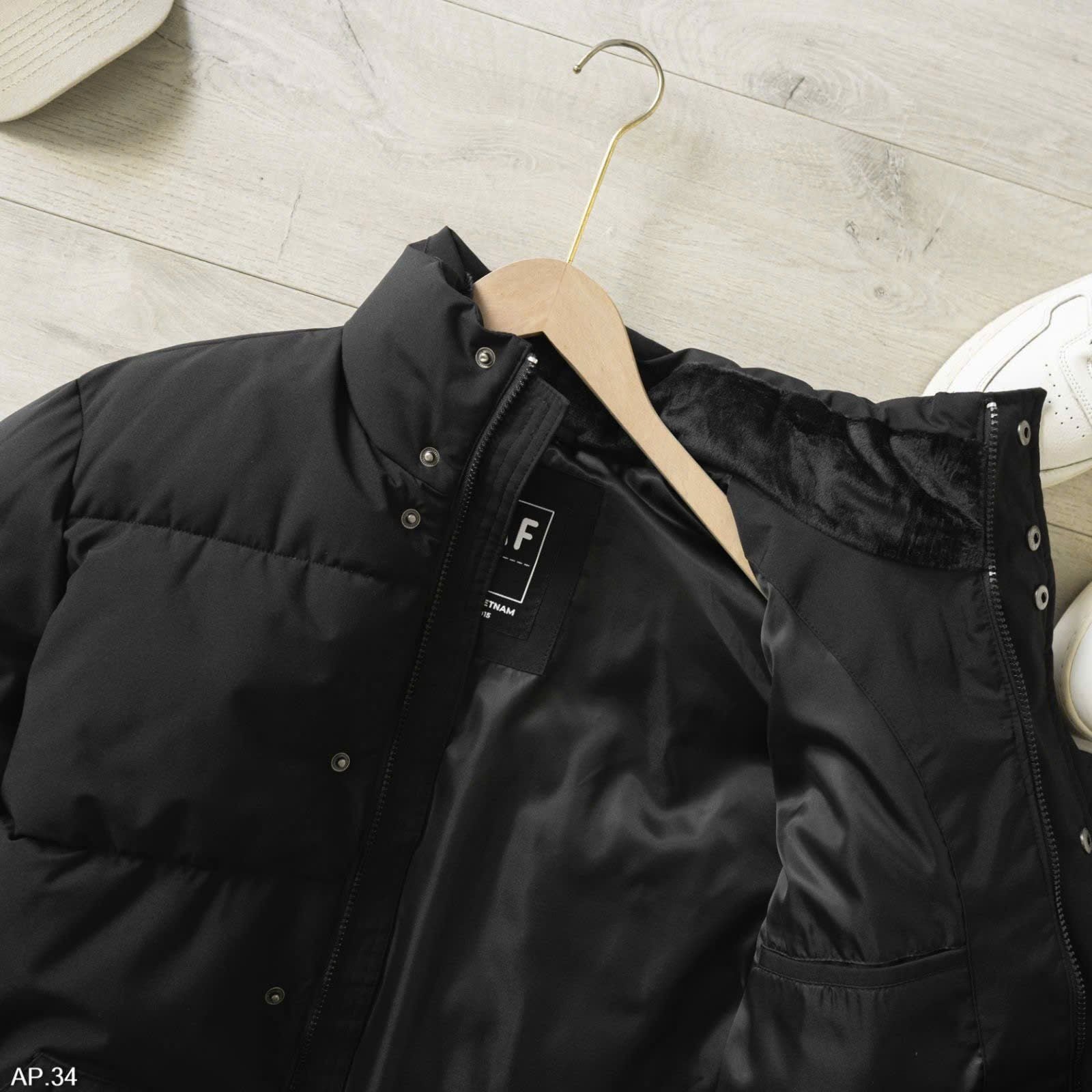  Áo khoác phao basic KF cổ đứng 