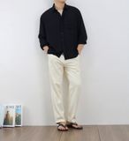  Áo SMDT linen UDN form boxy 