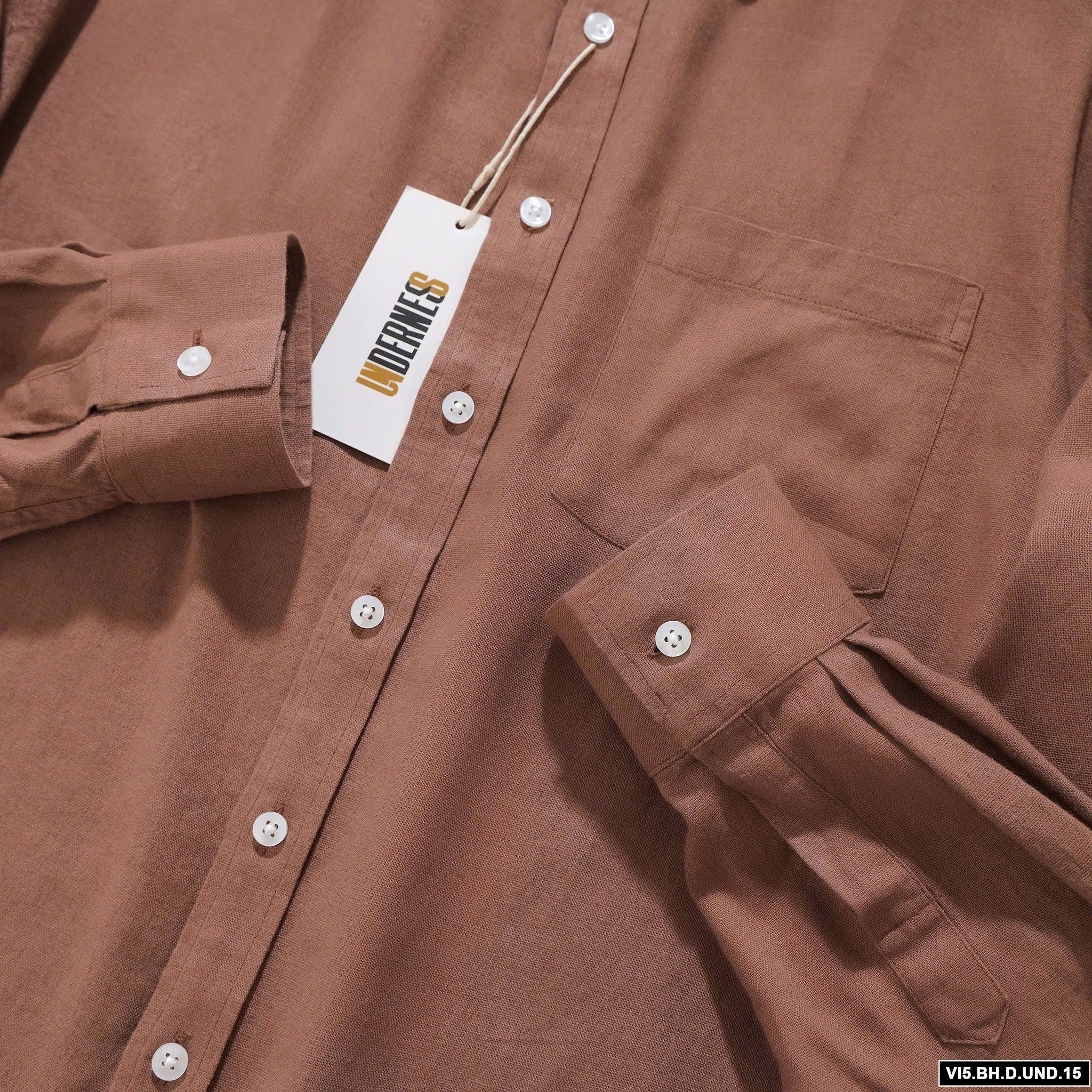  Áo SMDT linen UDN form boxy 