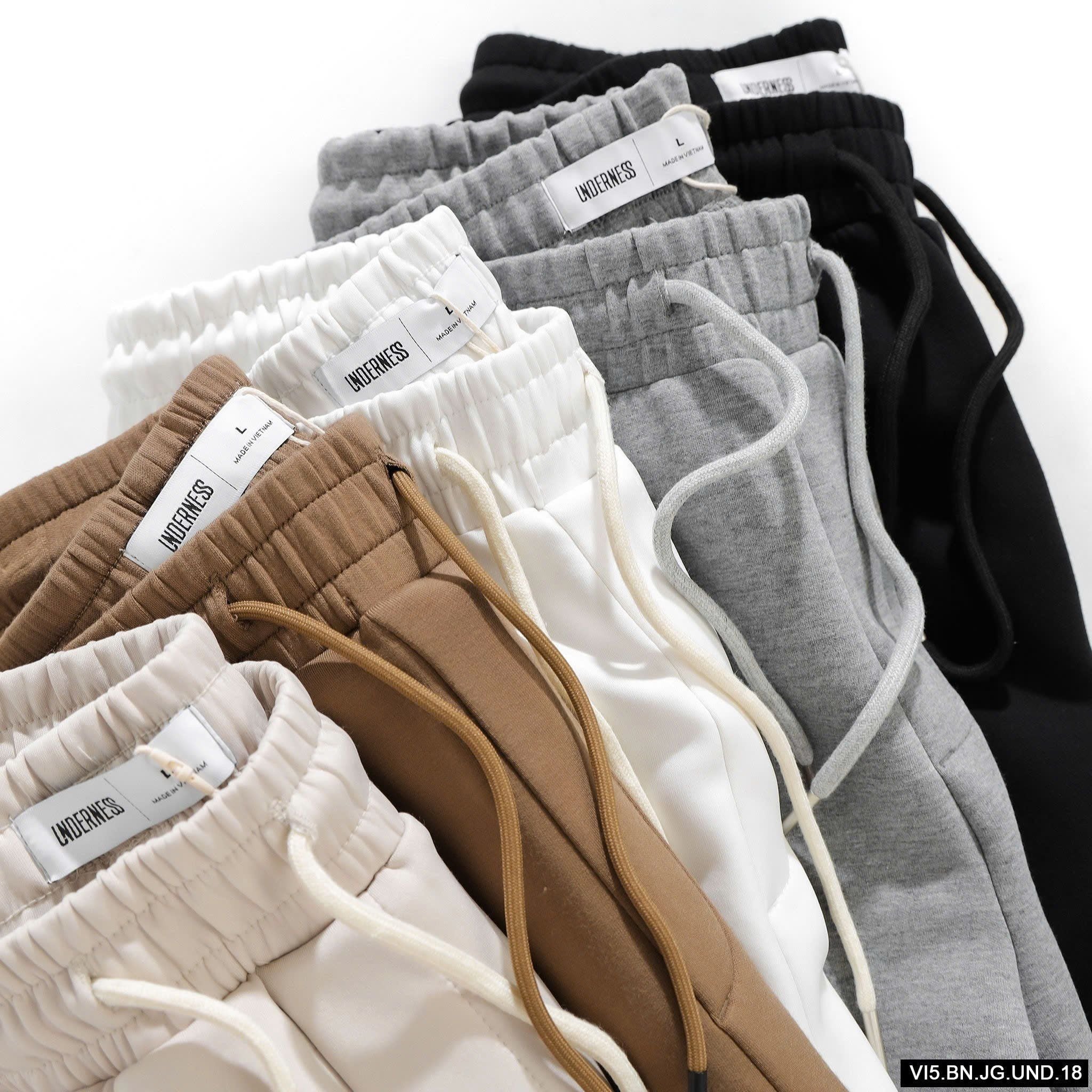  Quần jogger nỉ basic UDN 