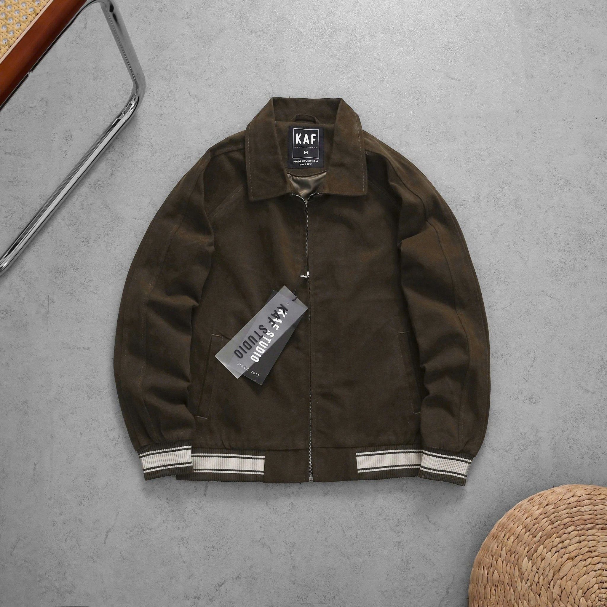  Áo khoác kaki raglan KF 