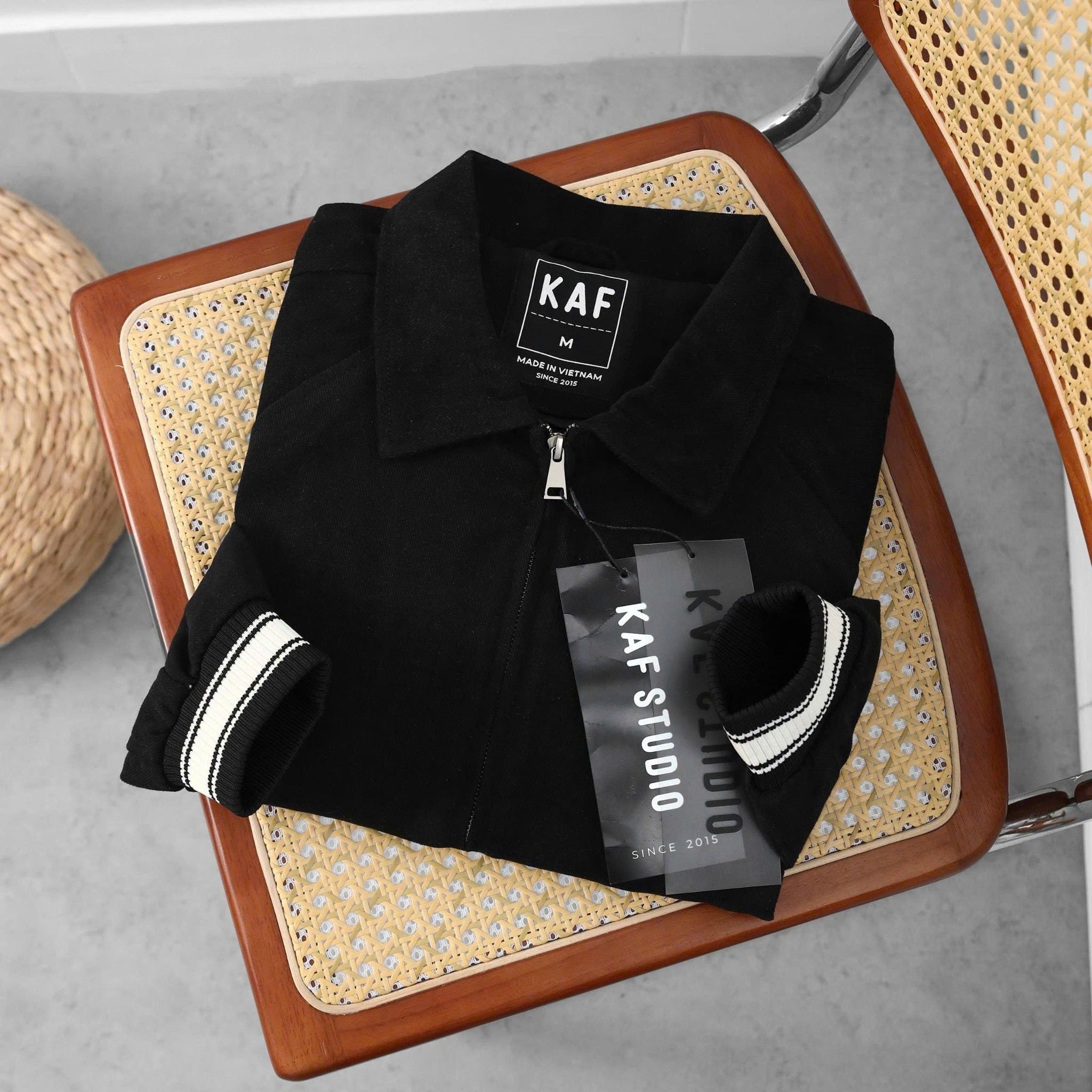  Áo khoác kaki raglan KF 