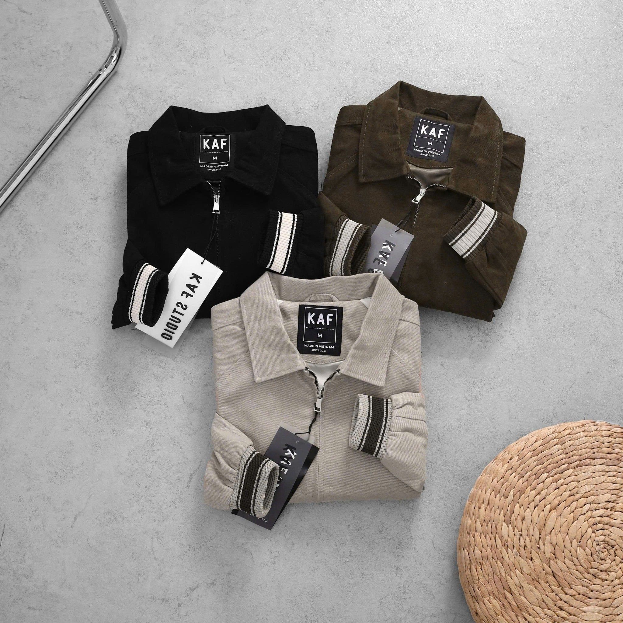  Áo khoác kaki raglan KF 