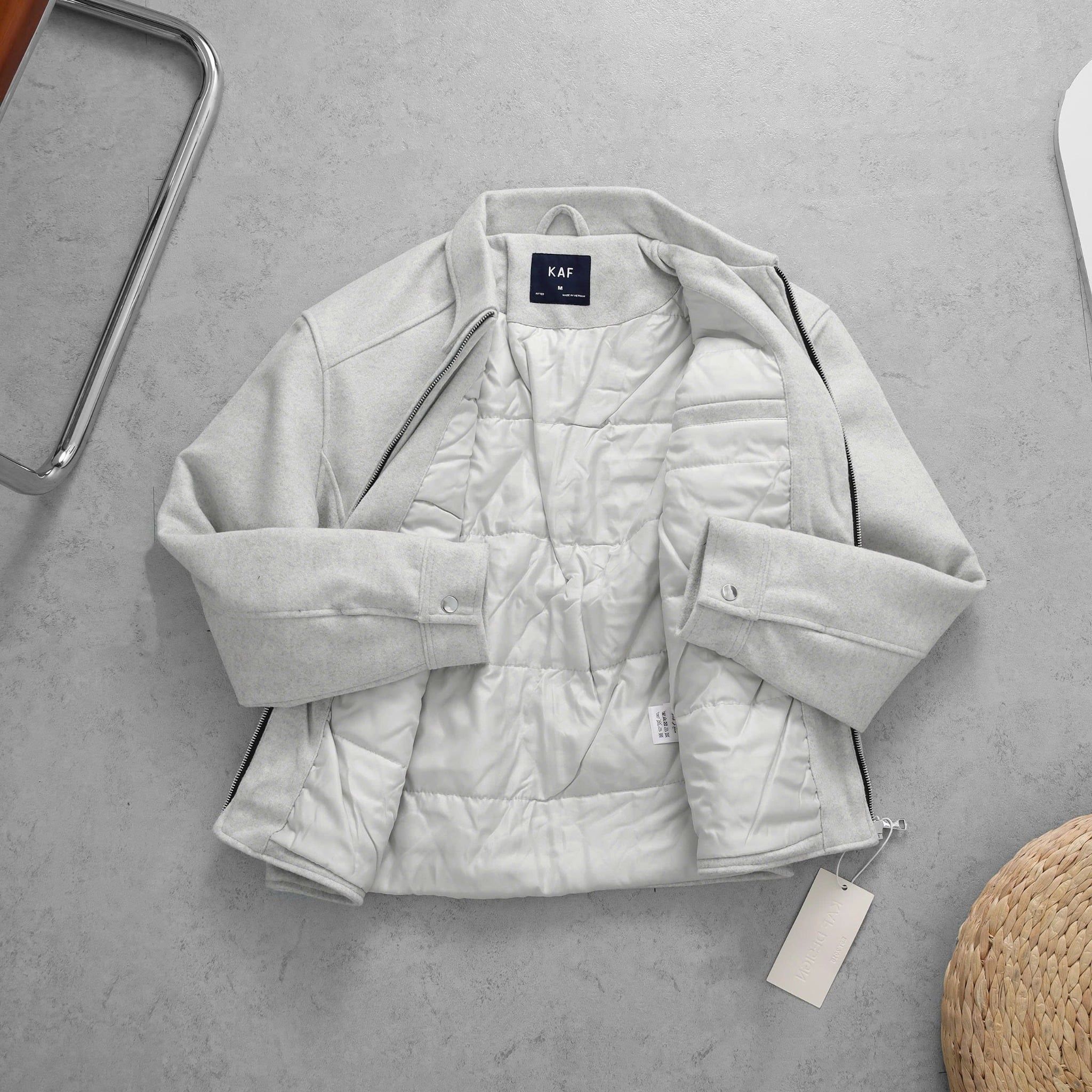  Áo khoác dạ chần bông KF 