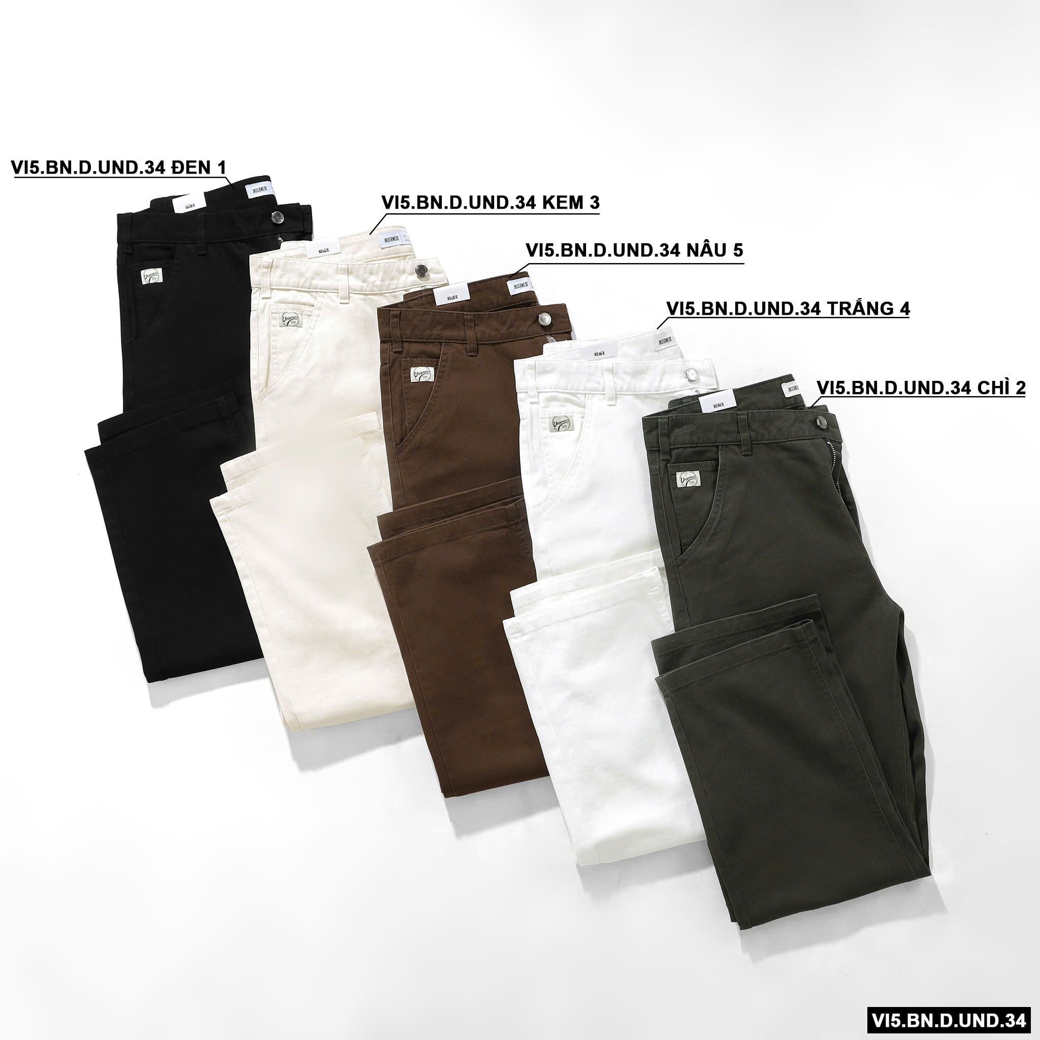  Quần kaki Relaxed UDN color basic 