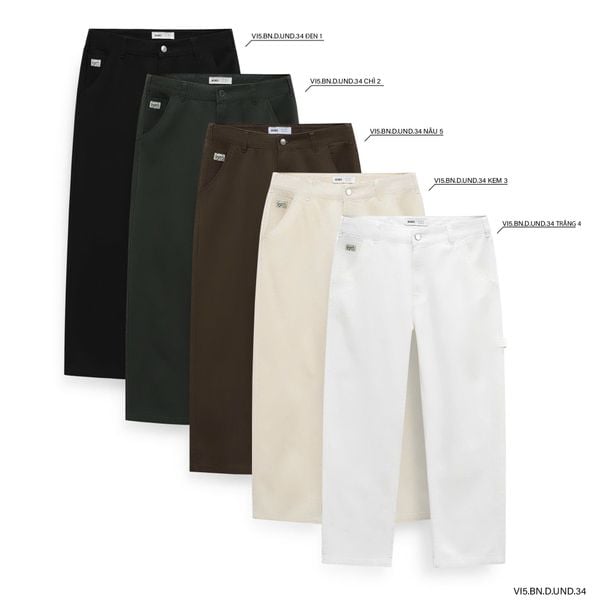  Quần kaki Relaxed UDN color basic 