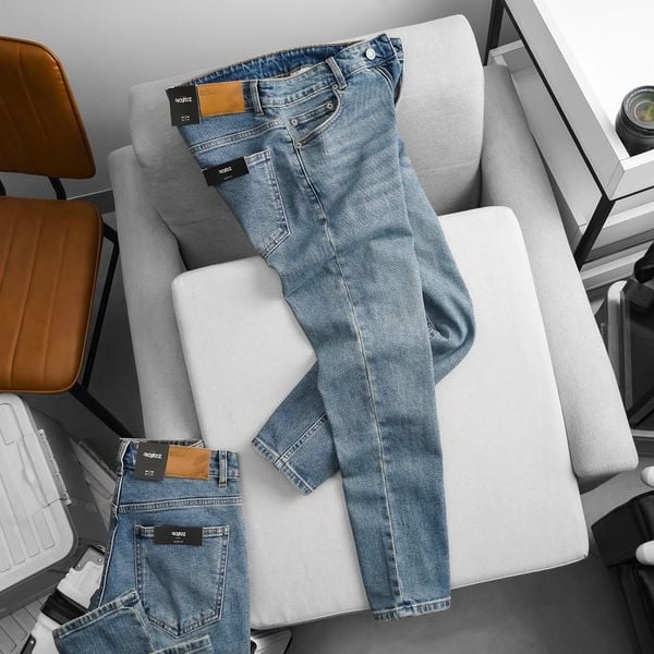  Quần jean Slim-fit Blue Wash Basic - 088 