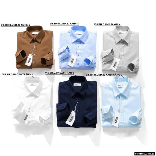 Áo sơ mi Oxford DT UDN DT026-001 