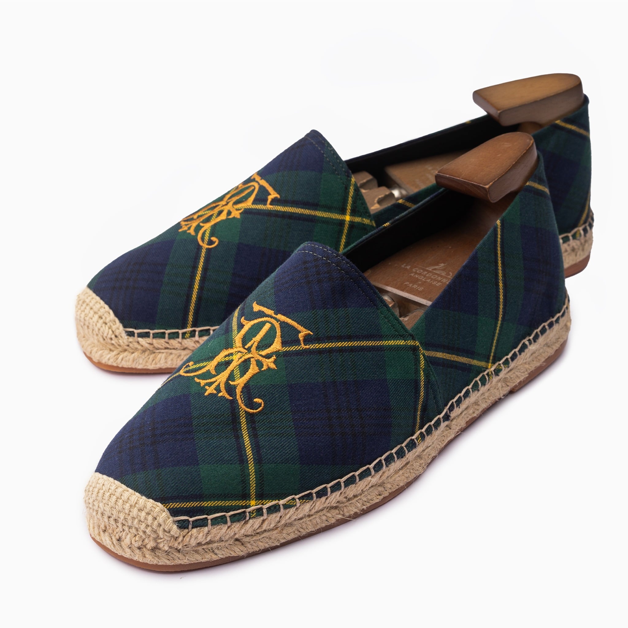 Giày cao cấp Espadrille hoạ tiết Tartan SK988