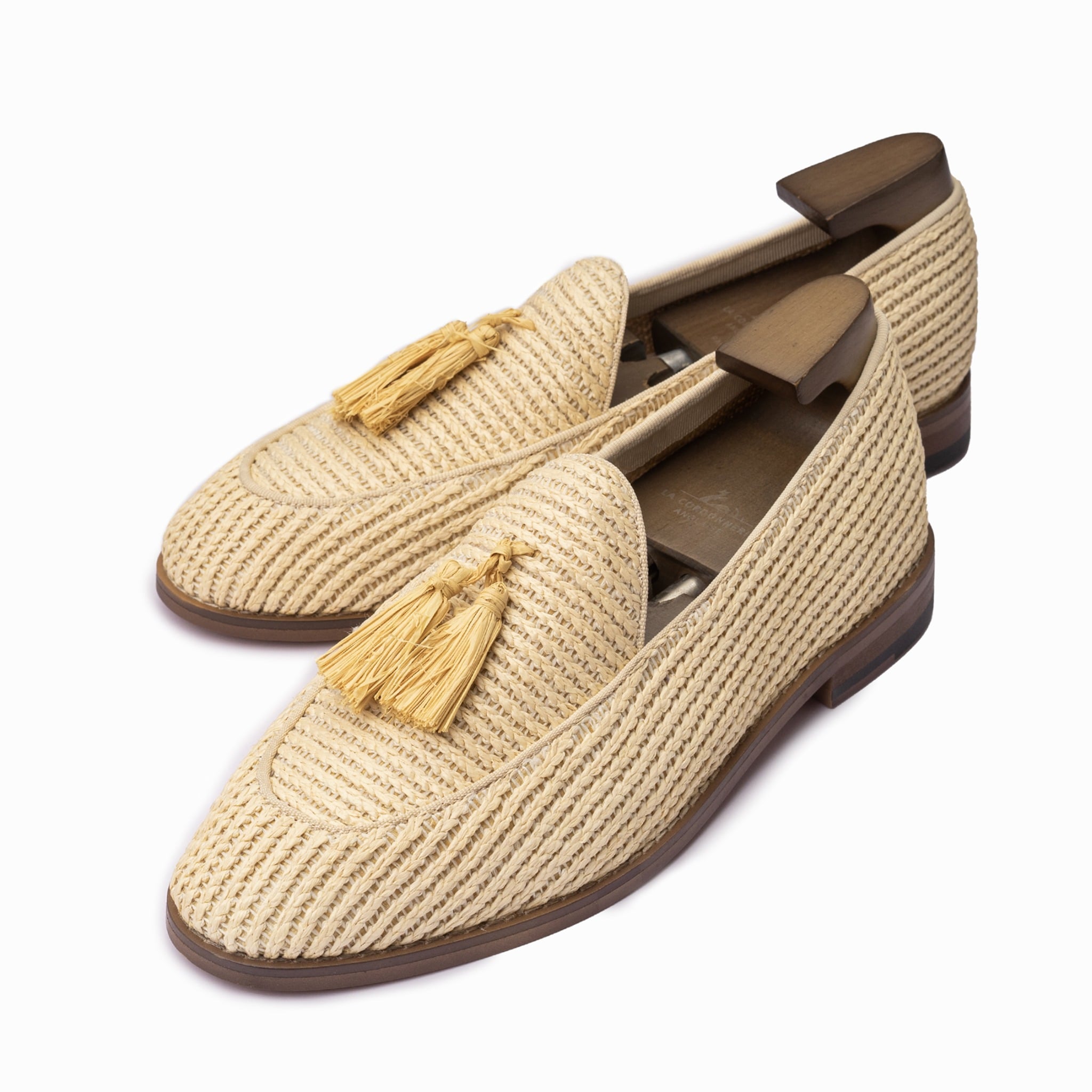 Giày cói đan tay thủ công Tassel Loafer RF LF872