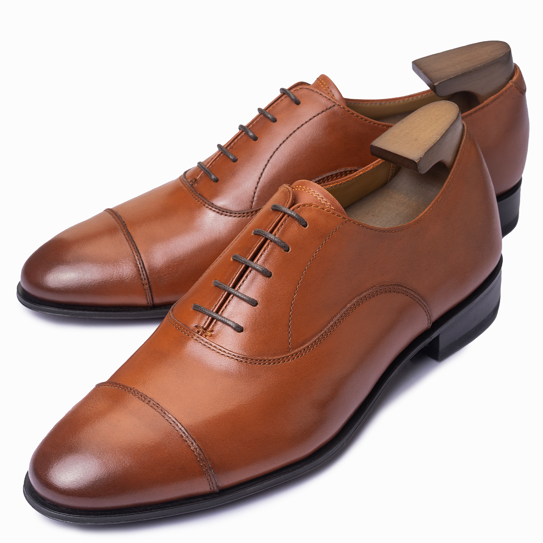 Giày da bê cao cấp OXFORD CAPTOE RF OF922