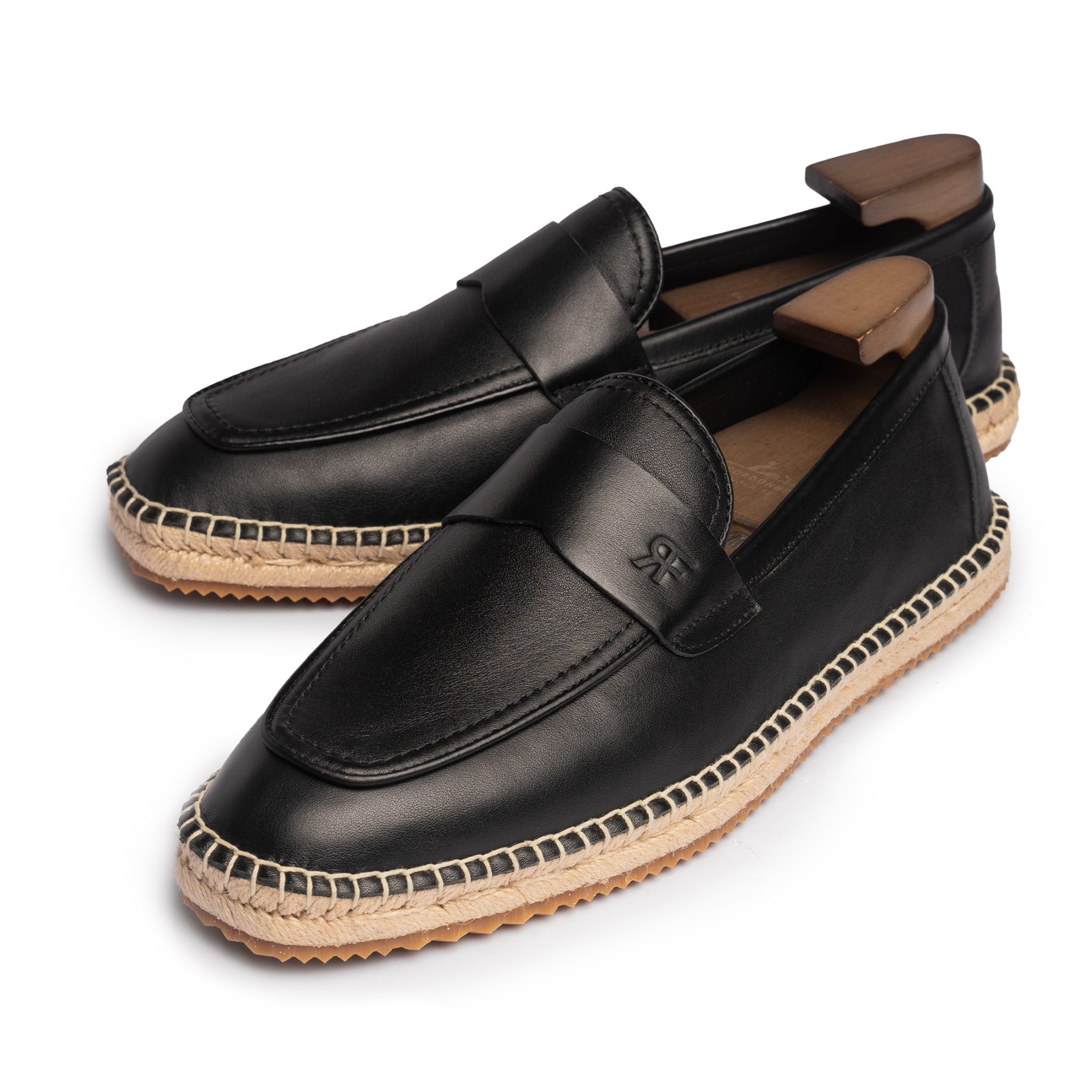 Giày da bê cao cấp Penny Loafer Espadrille RF SK669