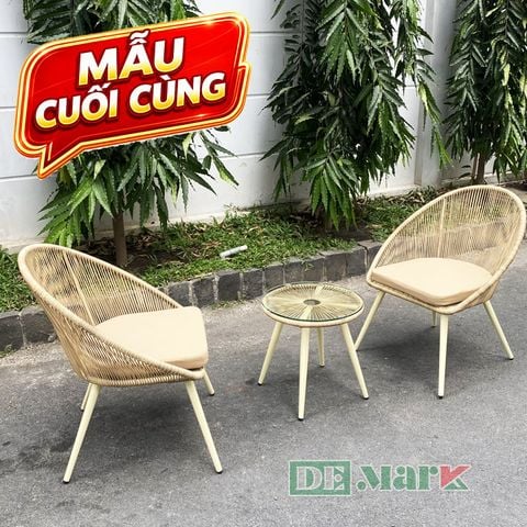  Bàn Ghế Ban Công Nhựa Giả Mây MT2A266 