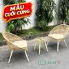 Bàn Ghế Ban Công Nhựa Giả Mây MT2A266