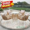 Bàn Ghế Giả Mây Ngoài Trời MT2020