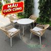 Bàn Ghế Giả Mây Ngoài Trời MT2054