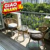 Bộ Bàn Ghế Ban Công Chung Cư Nhựa Giả Mây MT2A262