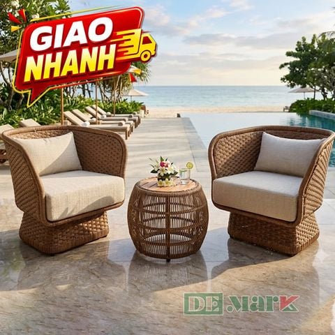  Bộ Bàn Ghế Ban Công Giả Mây MT2060 