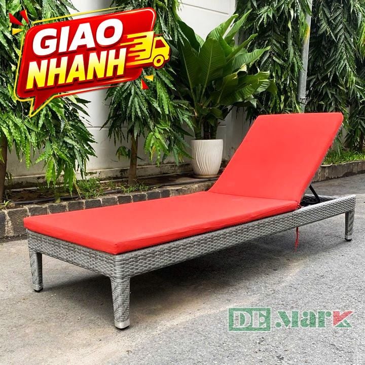 Ghế Hồ Bơi Nhựa Giả Mây MT463