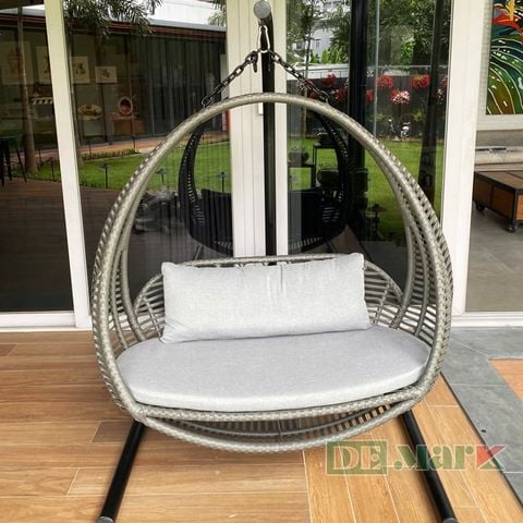 Ghế Xích Đu Ngoài Trời Nhựa Giả Mây MT954