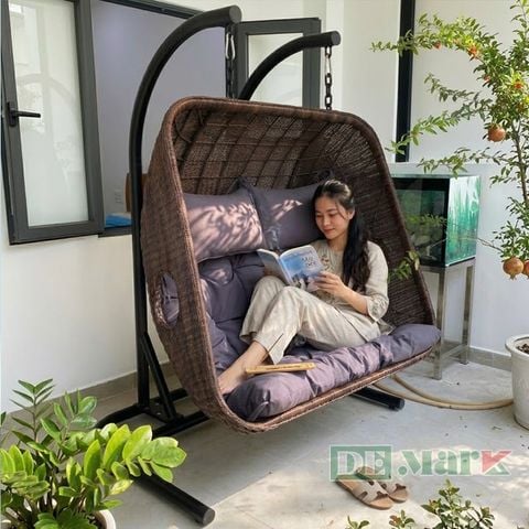  Ghế Xích Đu Nhựa Giả Mây MT923 