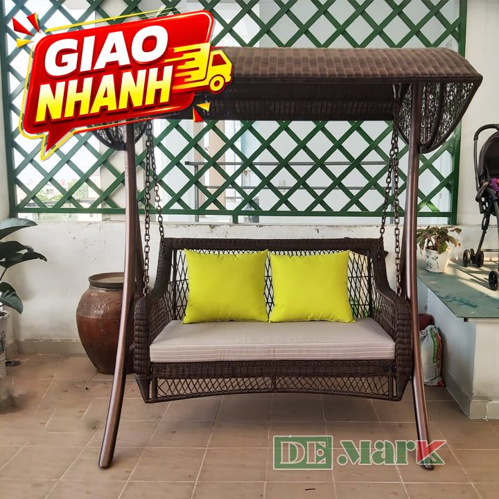 Xích Đu Nhựa Giả Mây MT966