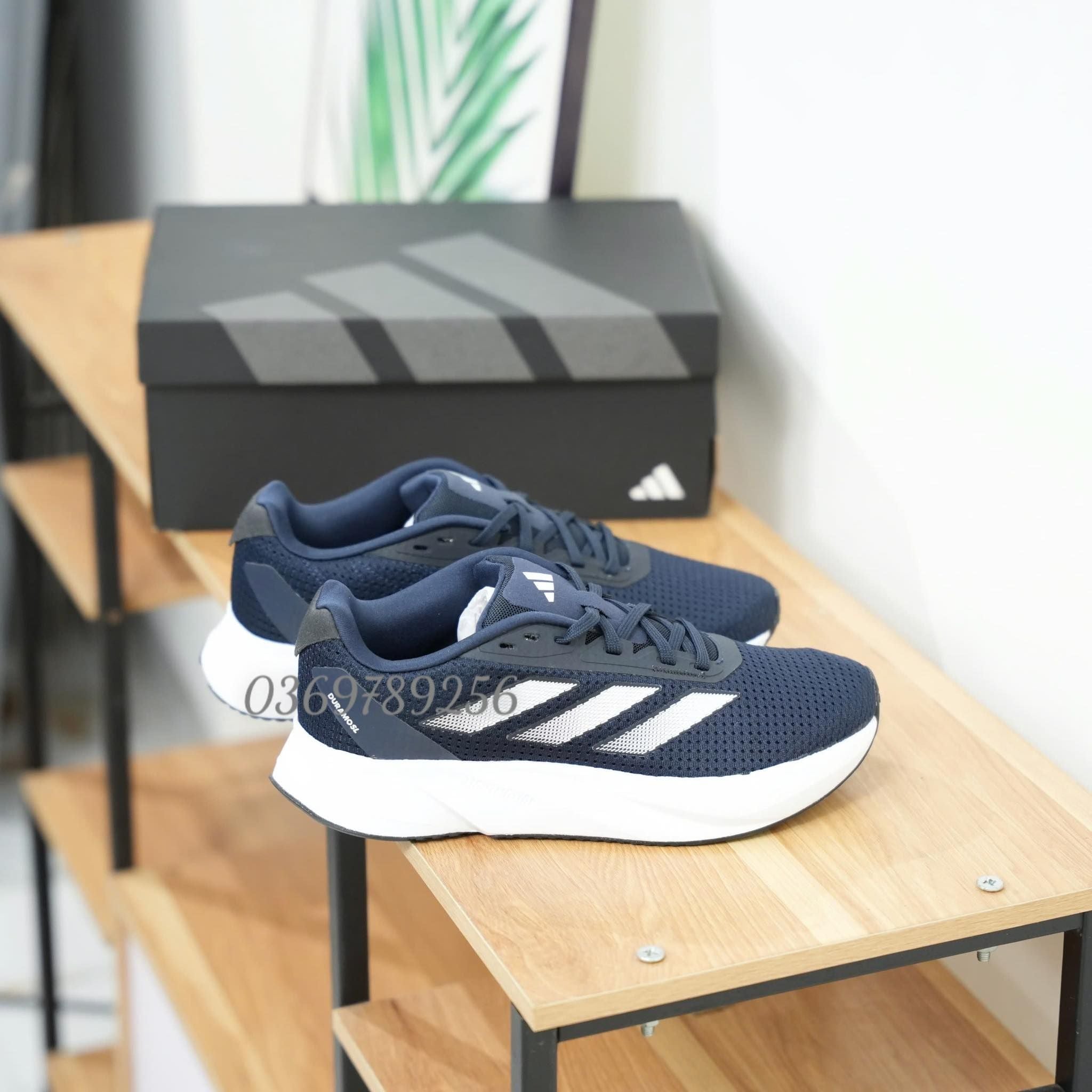  Giày chạy bộ adidas Duramo SL Nam IE9690 (màu xanh than) 