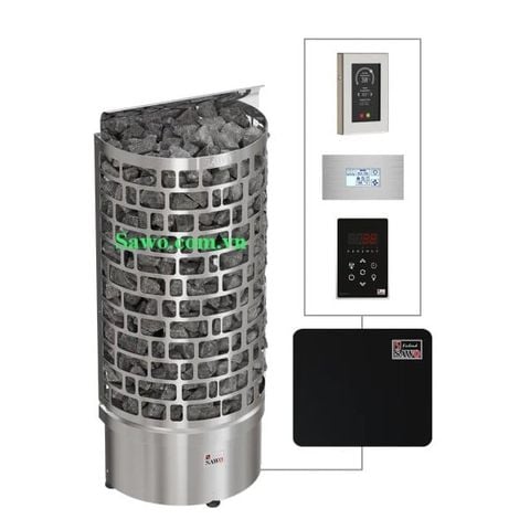 Máy xông hơi khô Sawo Phần Lan dòng Aries Wall ARI3-60NS-WL-P-C