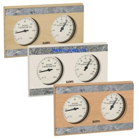 Ẩm kế, nhiệt kế đôi Sawo Phần Lan phòng xông khô Sauna 282-THRD