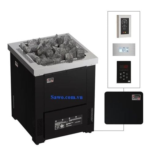 Máy xông hơi khô Sawo Phần Lan dòng Taurus TRD-120NS-G-P