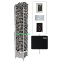 Máy xông hơi khô Sawo Phần Lan dòng Tower Round TH9-120NS-P