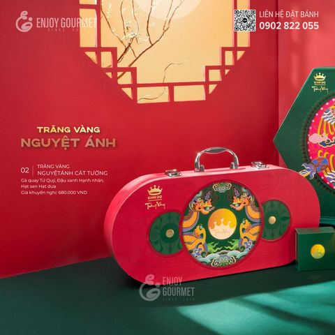 Bánh Trung Thu Trăng Vàng Nguyệt Ánh Cát Tường - Kinh Đô