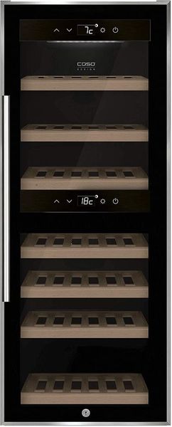 Tủ Bảo Quản Rượu Vang CASO 653 WineComfort - 38 Chai Màu Đen