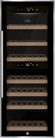 Tủ Bảo Quản Rượu Vang CASO 653 WineComfort - 38 Chai Màu Đen