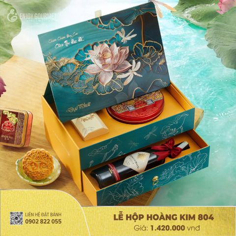 Bánh Trung Thu Đại Phát - Lễ hộp Hoàng Kim 804