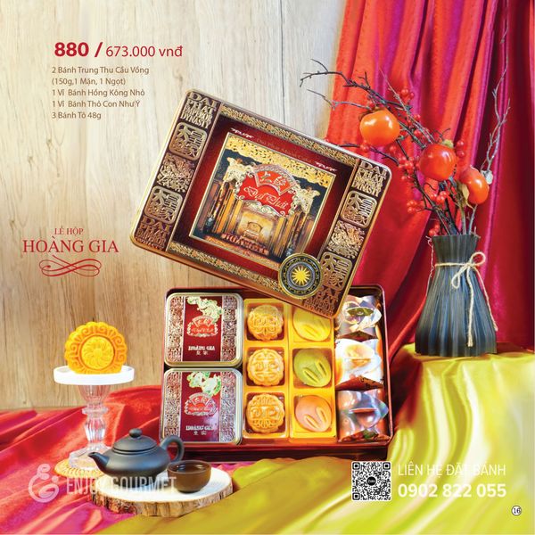 Bánh Trung Thu Đại Phát - Lễ Hộp Hoàng Gia 880