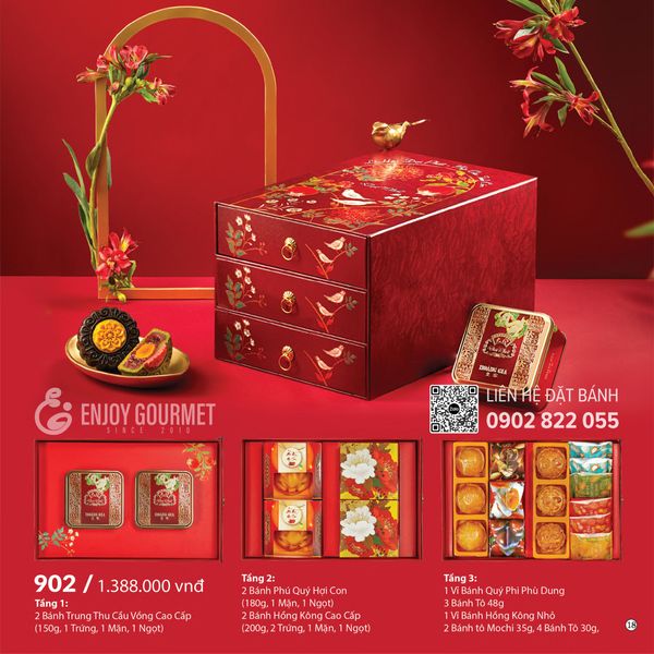 Bánh Trung Thu Đại Phát - Lễ Hộp Hoàng Triều 902