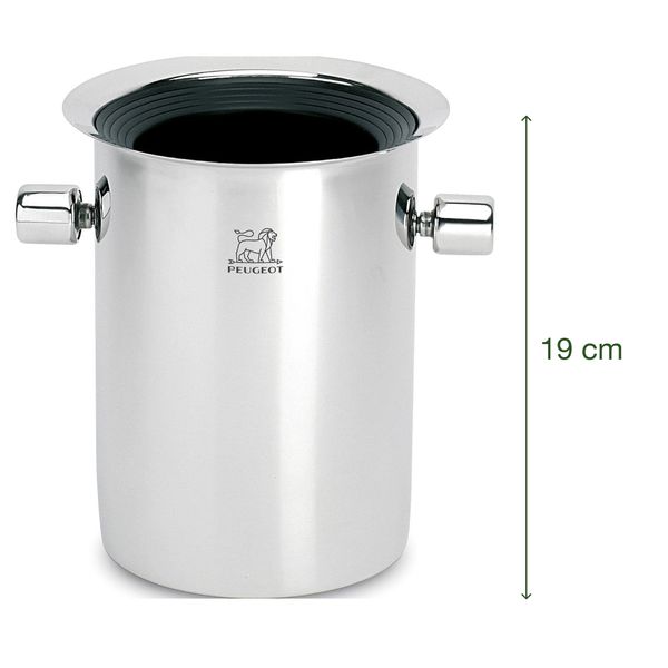 Bình Giữ Lạnh Rượu Vang Peugeot 220068 Seau Équilibreur Thermique Màu Bạc Inox