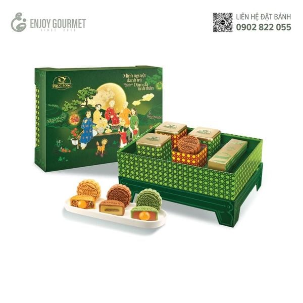 Bánh Trung Thu Phúc Long - Combo Minh Nguyệt 4