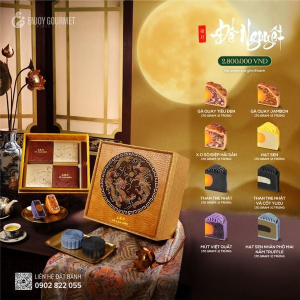 Bánh Trung Thu Hỷ Lâm Môn - Lễ Hộp Đế Nguyệt