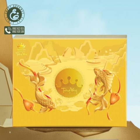 Bánh Trung Thu Trăng Vàng Hồng Ngọc An Phú (Vàng) - Kinh Đô