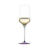 Ly Rượu Champagne Pha Lê Zwiesel Ink 123414 24.9cm 400ml Chân Đế Màu Tím Violet