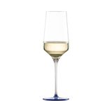 Ly Rượu Champagne Pha Lê Zwiesel Ink 123417 24.9cm 400ml Chân Đế Màu Xanh Dương Midnight