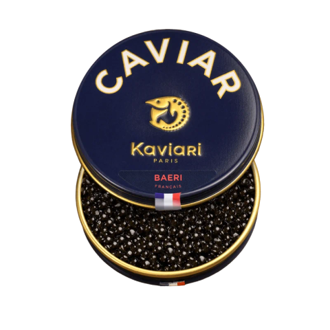 Trứng cá tầm muối - Caviar Baeri Royal 50g (Kaviari)