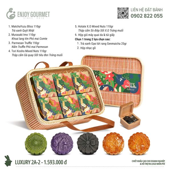 Bánh Trung Thu Morico - Set Luxury 2A-2