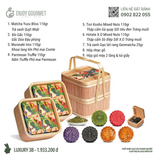 Bánh Trung Thu Morico - Set Luxury 3B