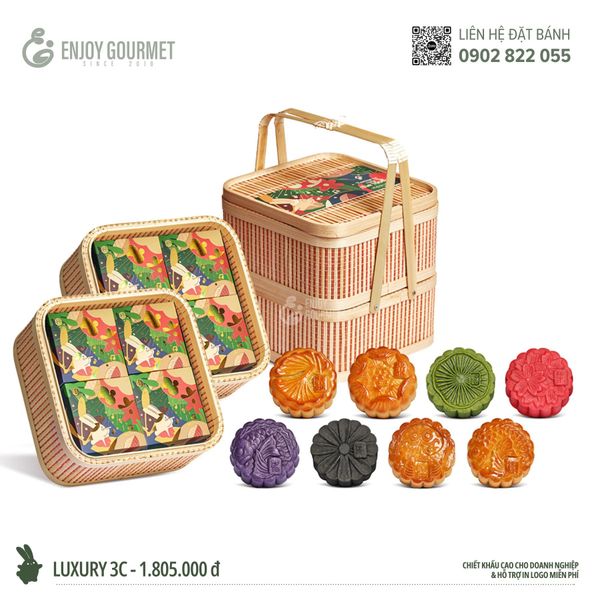 Bánh Trung Thu Morico - Set Luxury 3C