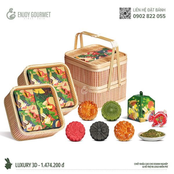 Bánh Trung Thu Morico - Set Luxury 3D