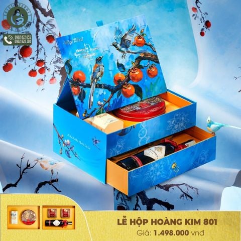 Bánh Trung Thu Đại Phát - Lễ Hộp Hoàng Kim 801