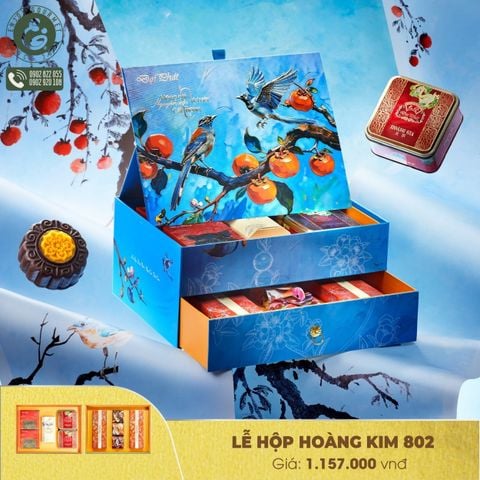 Bánh Trung Thu Đại Phát - Lễ Hộp Hoàng Kim 802